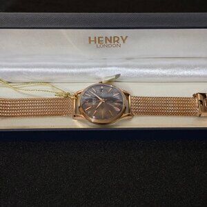 Henry London FINCHLEY Quartz Watch HL39-M-0118 - NIB